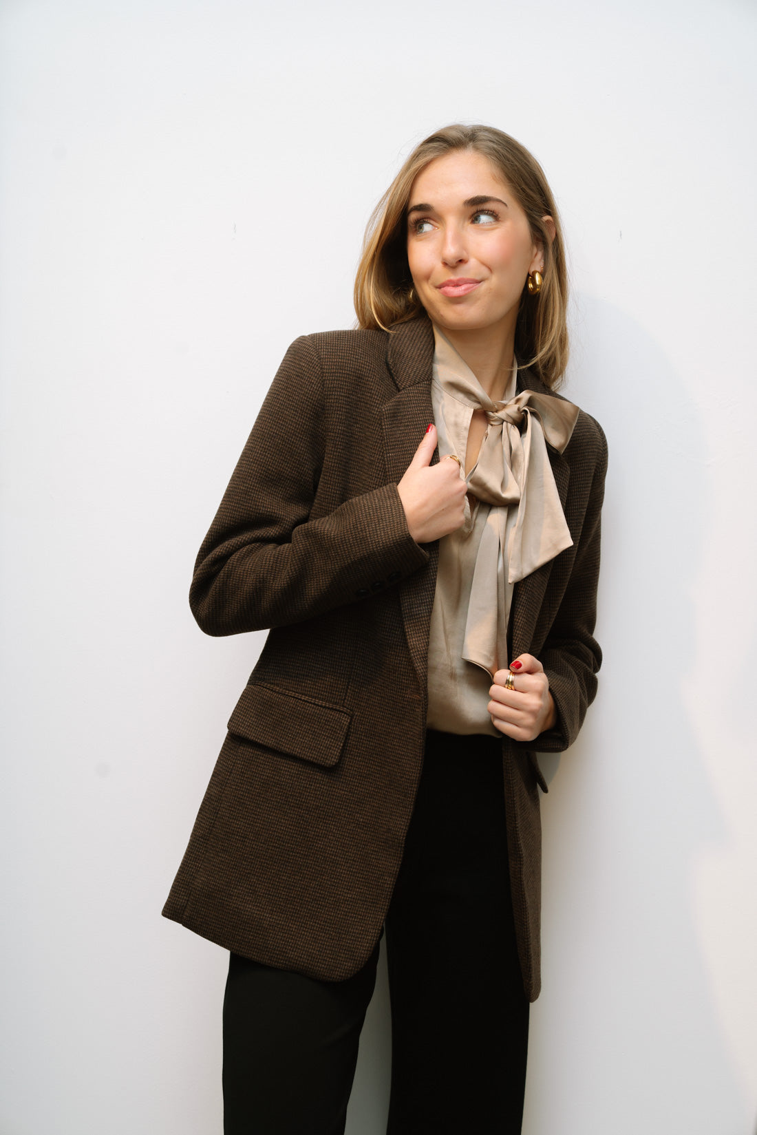 Blazer pata gallo choco