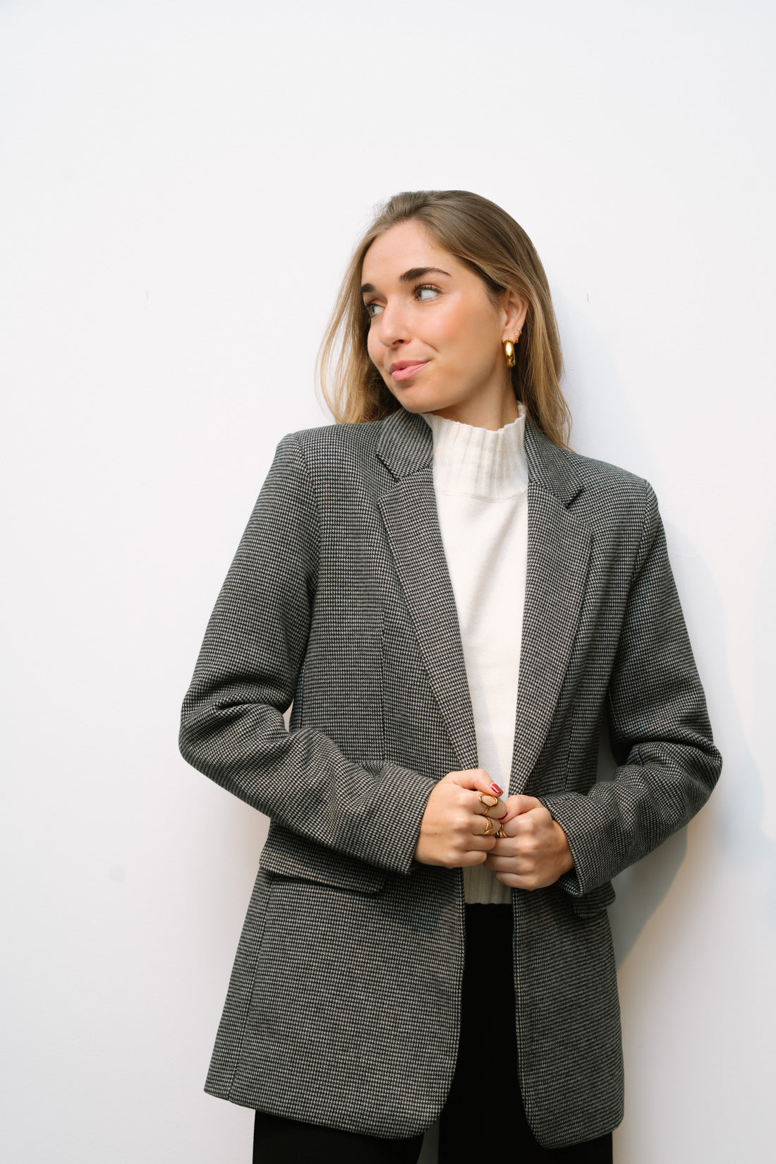 Blazer Pata Gallo negro