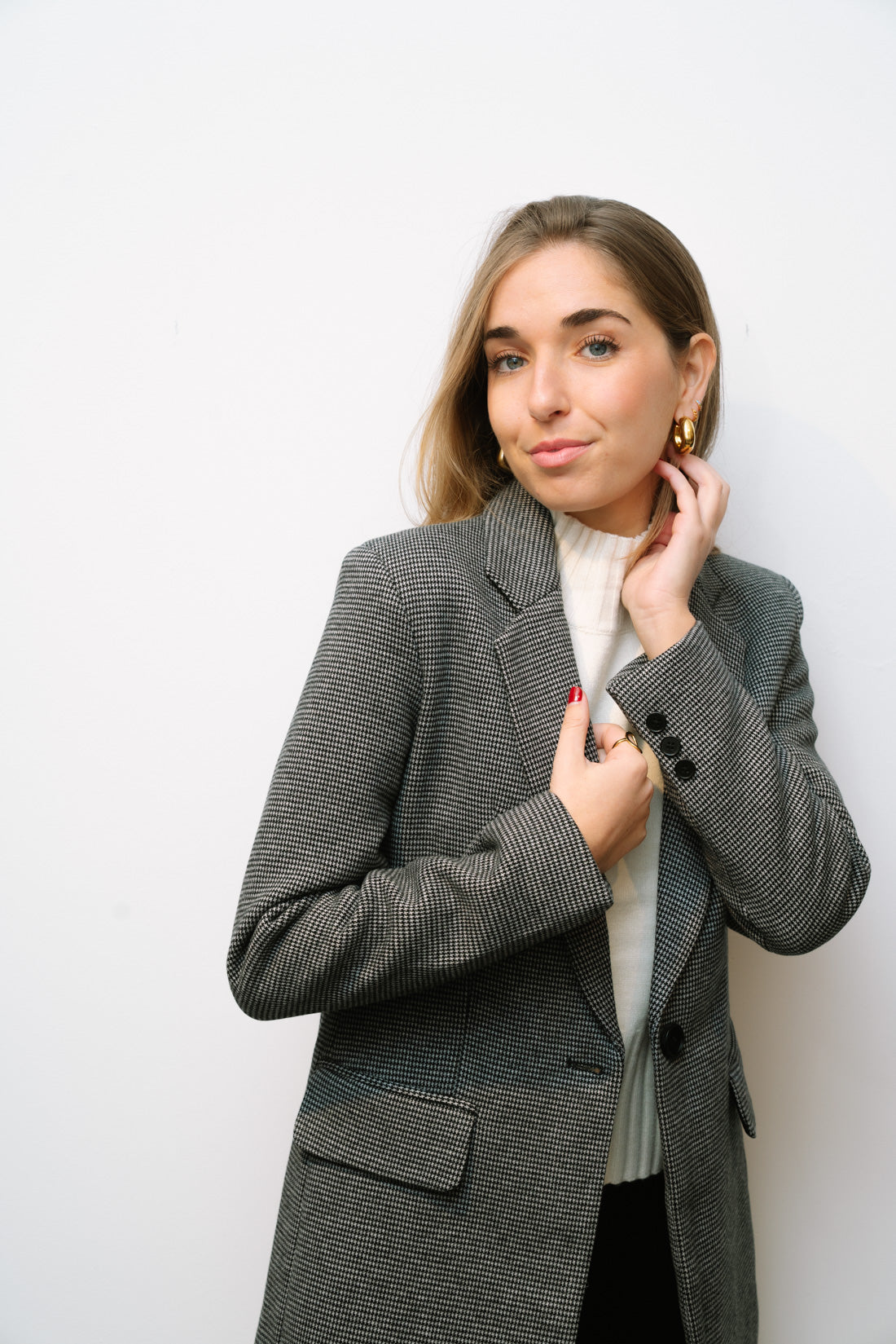Blazer Pata Gallo negro