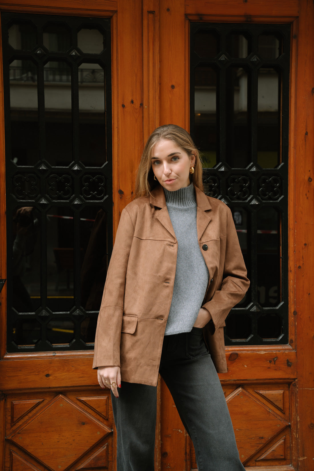 Blazer polipiel whisky