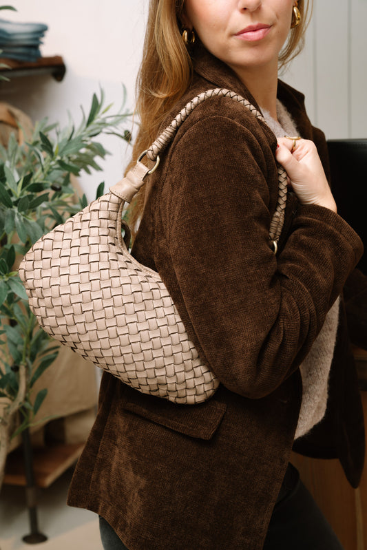 BOLSO PIEL GRETT Beige