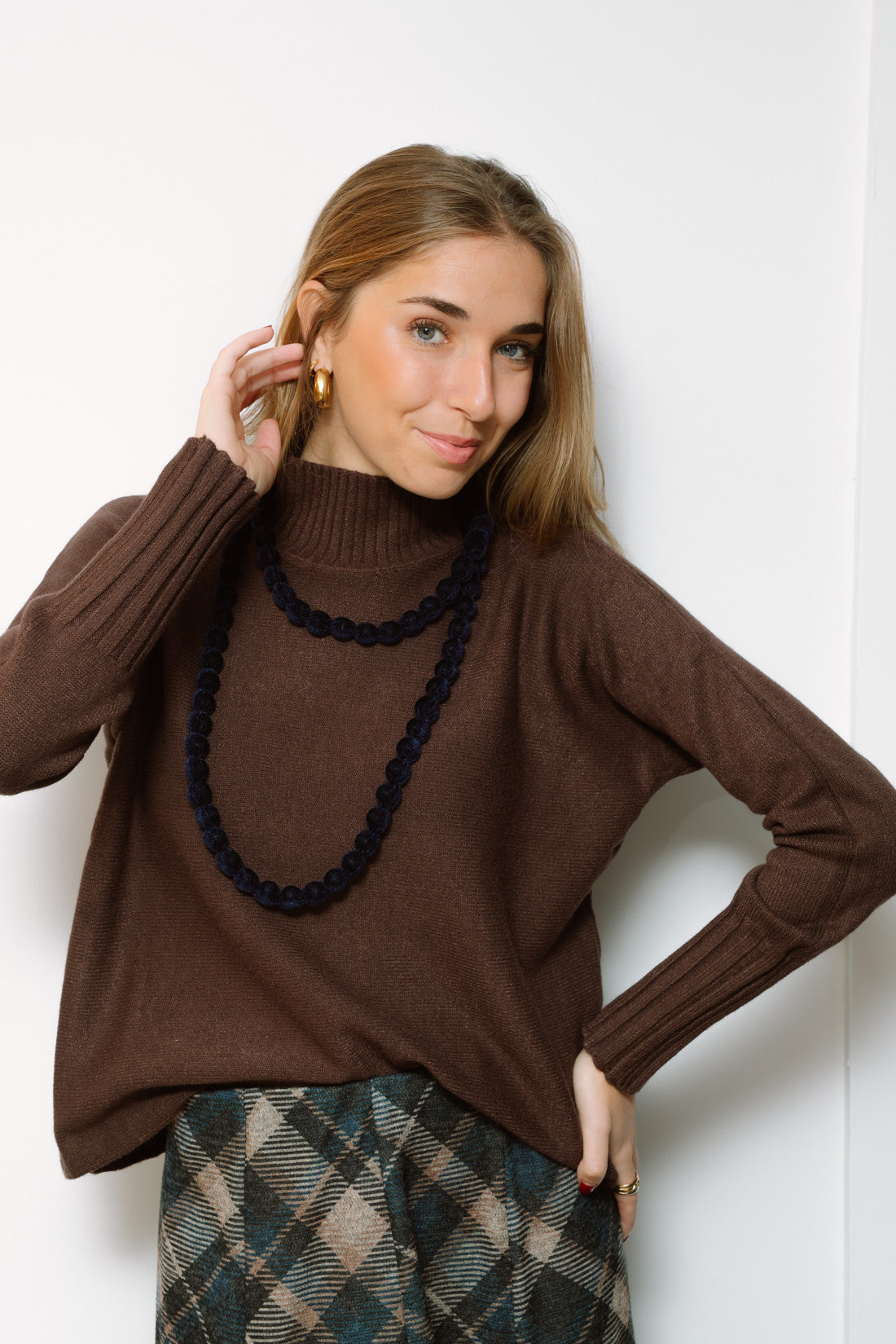 Collar terciopelo marino