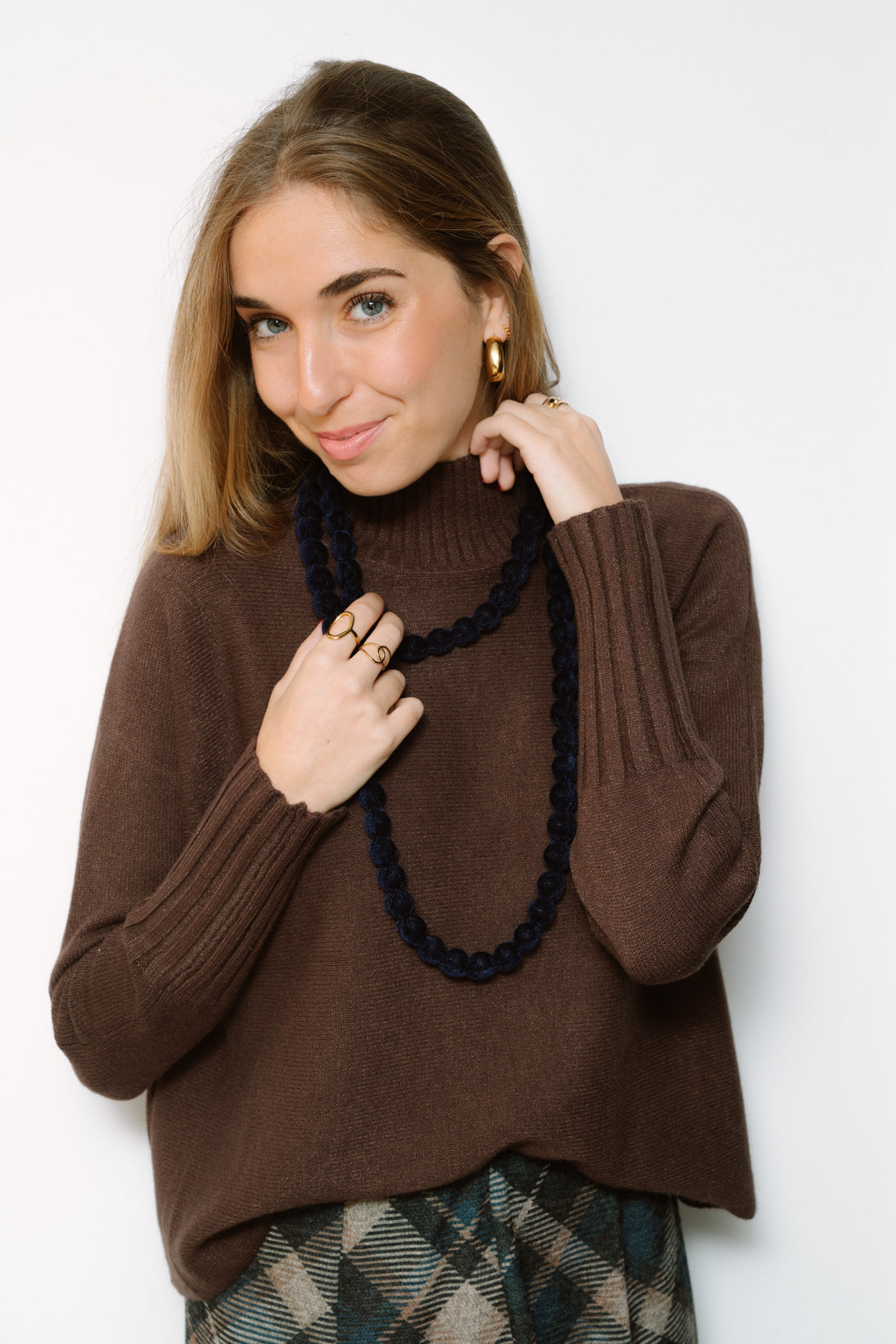 Collar terciopelo marino