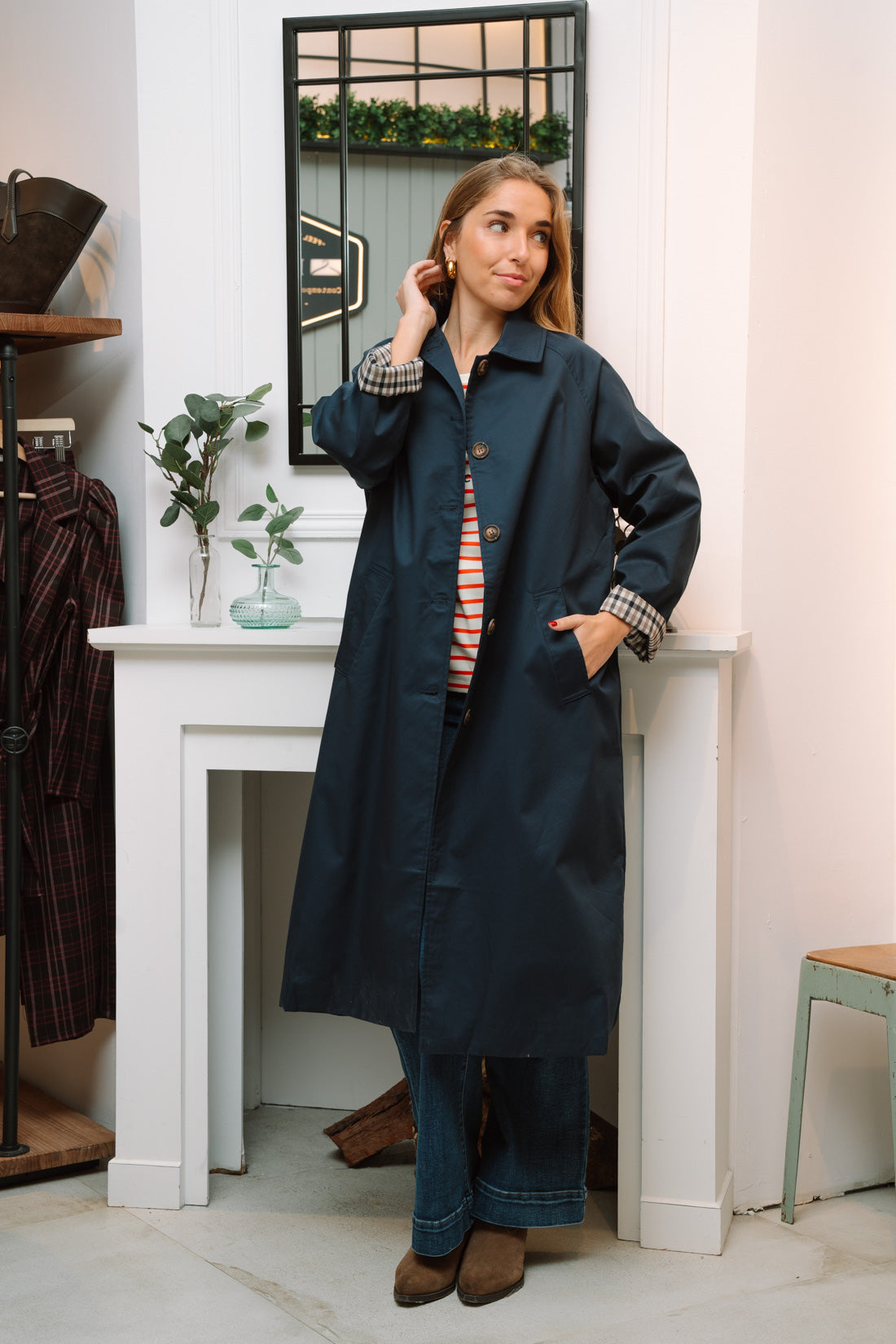 Gabardina GHABY marino