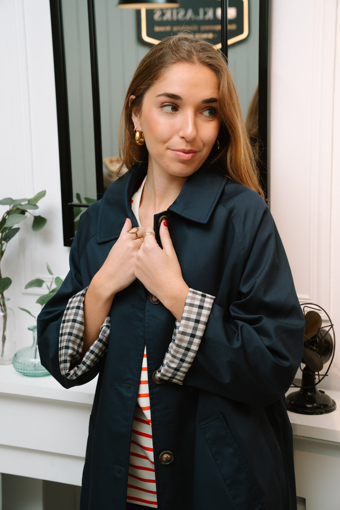 Gabardina GHABY marino