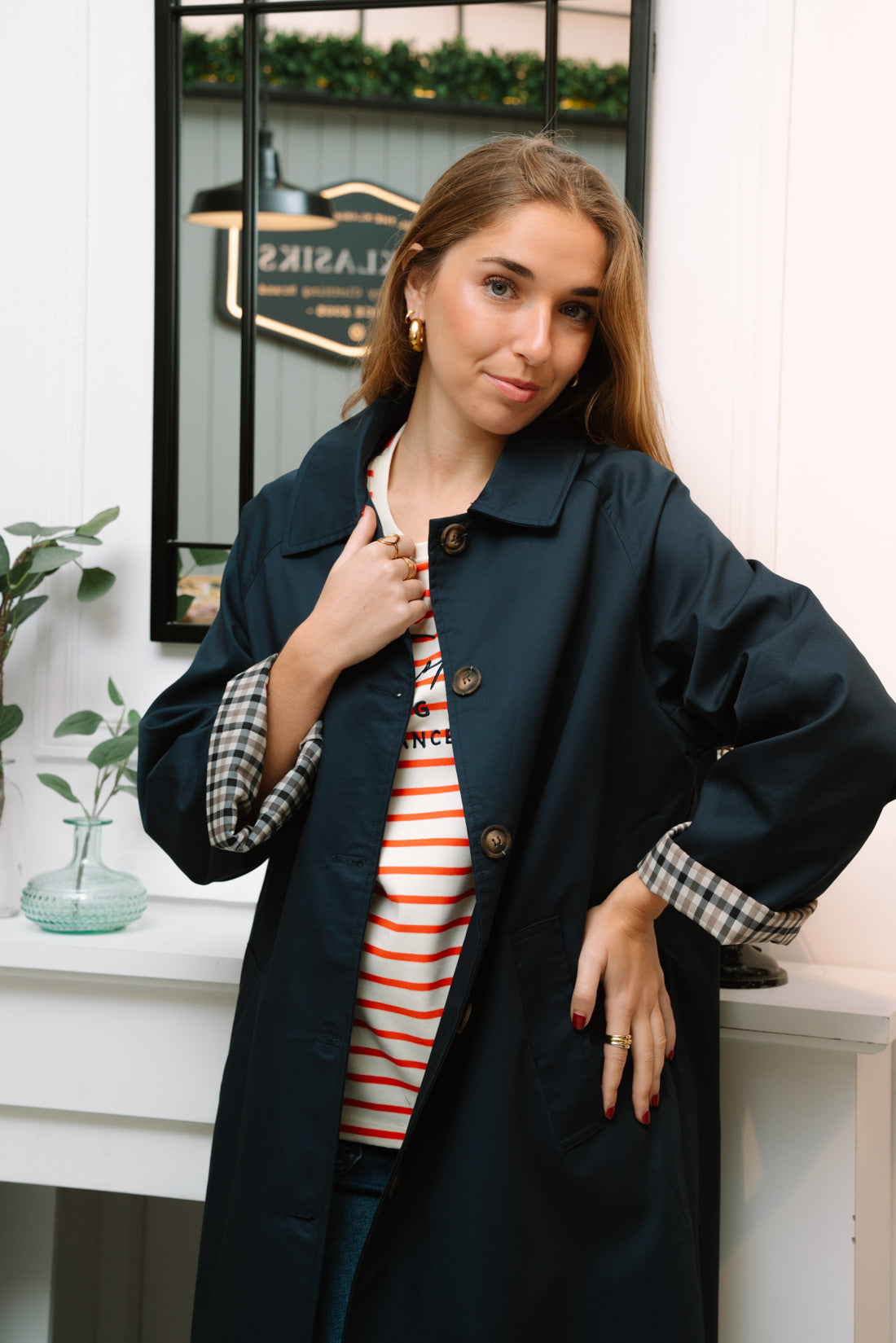 Gabardina GHABY marino