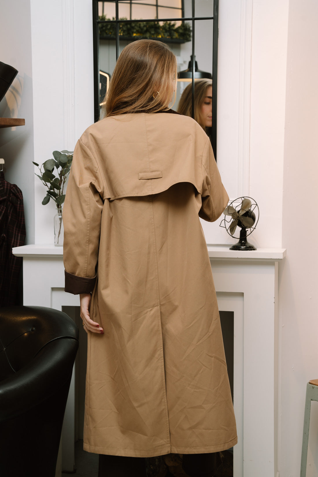 Gabardina beige