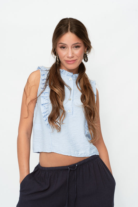 Blusa NANCE celeste