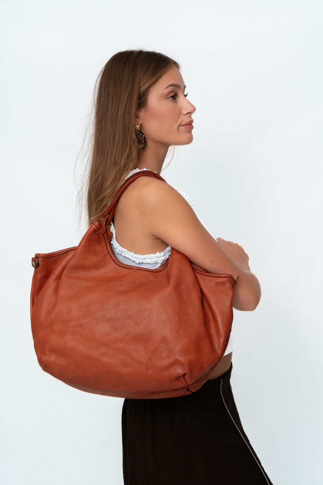 BOLSO PIEL OCKLY Cognac