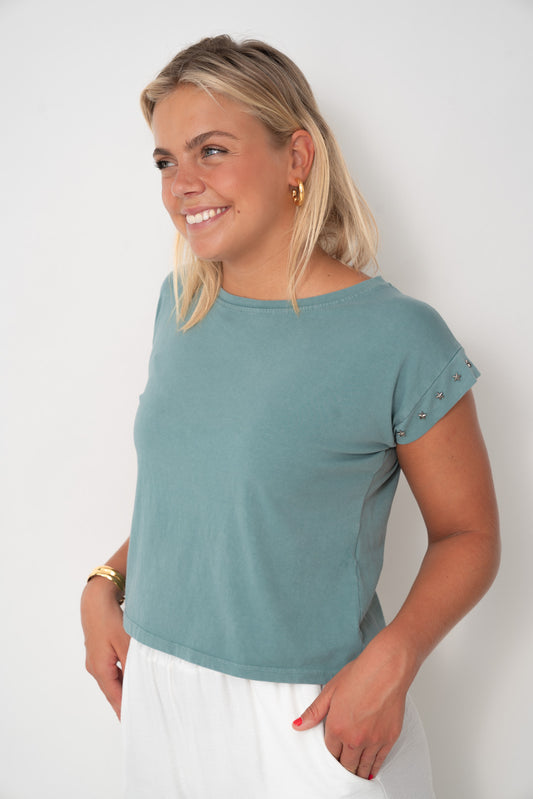 Camiseta STARS ágata lavado