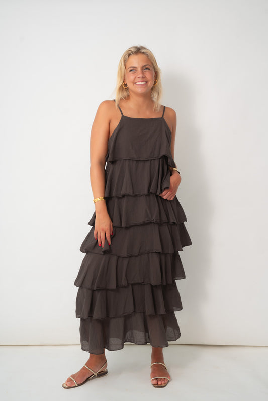 Vestido VOLTIX choco
