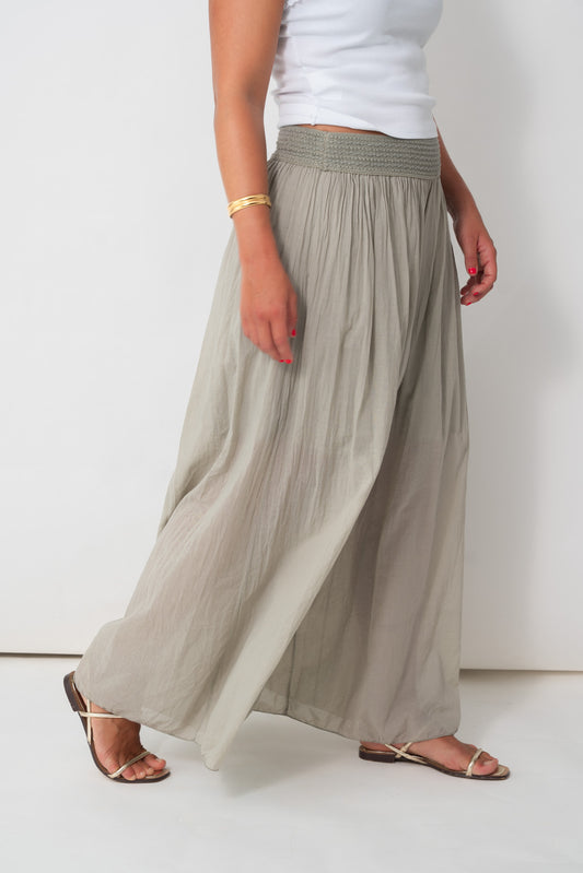 FALDA PANTALÓN beige