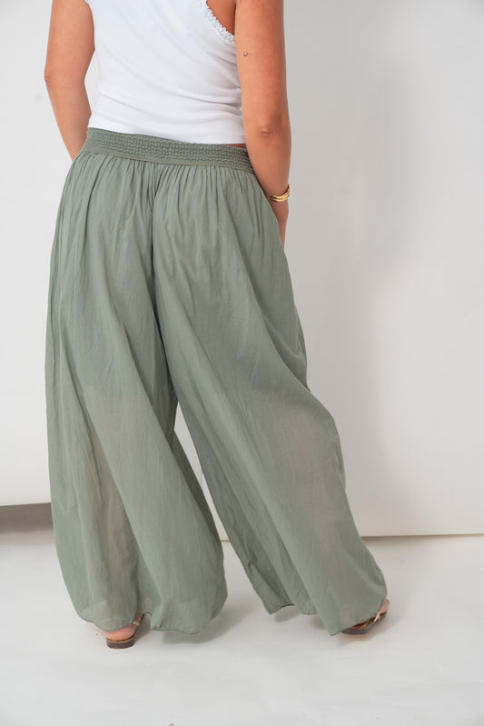 FALDA PANTALÓN kaki