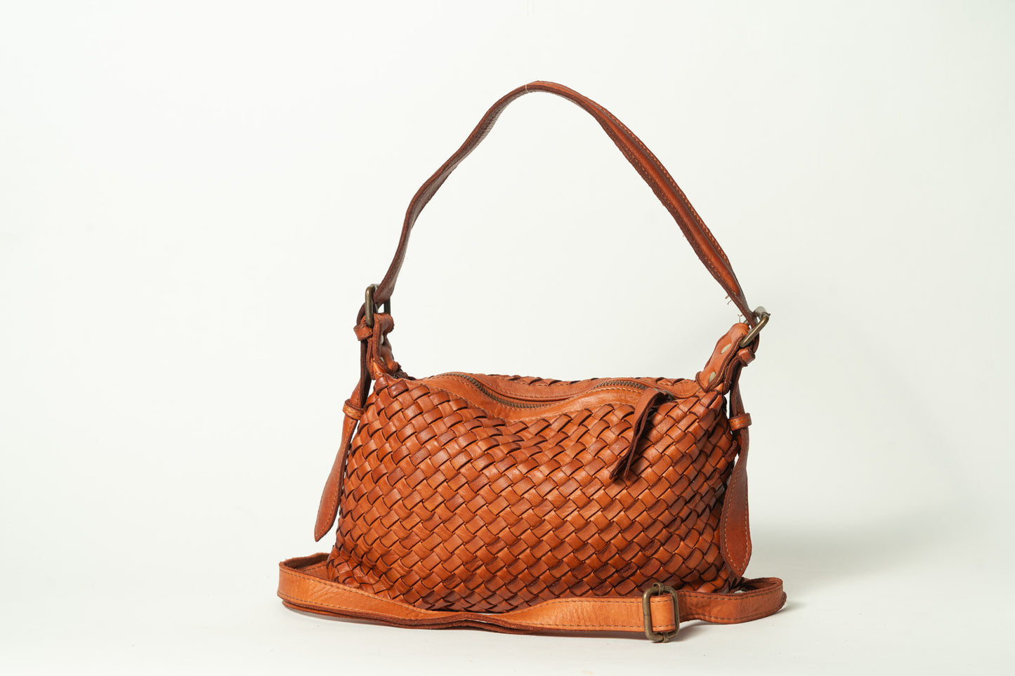 BOLSO PIEL KOR Cognac