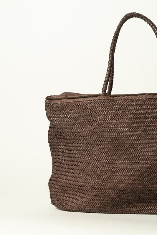 BOLSO PIEL WEEKEND Choco