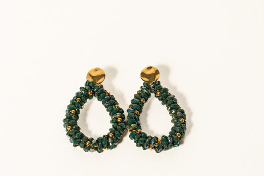 Pendientes MAGRITT verde