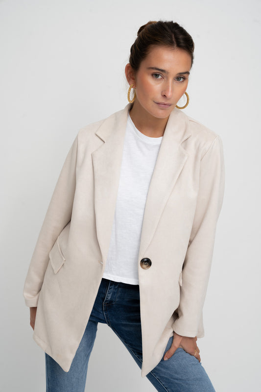 Blazer HAMTON antelina beige