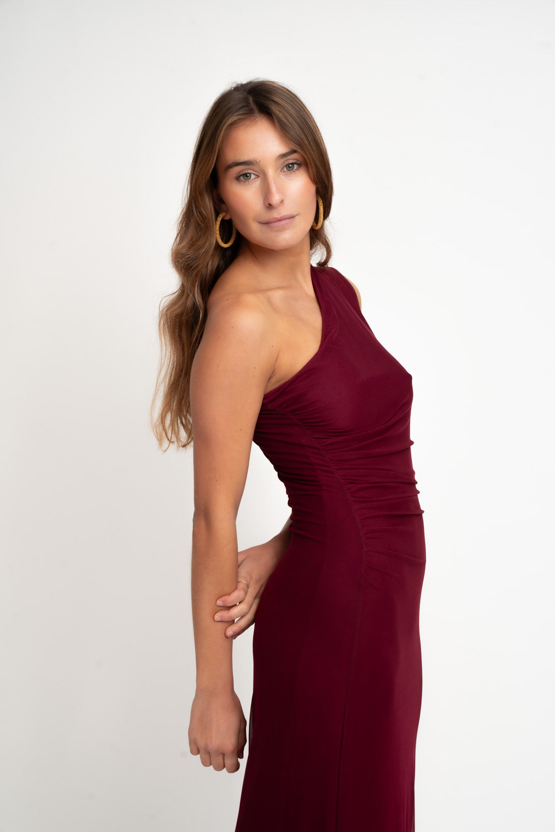Vestido ONE burdeos