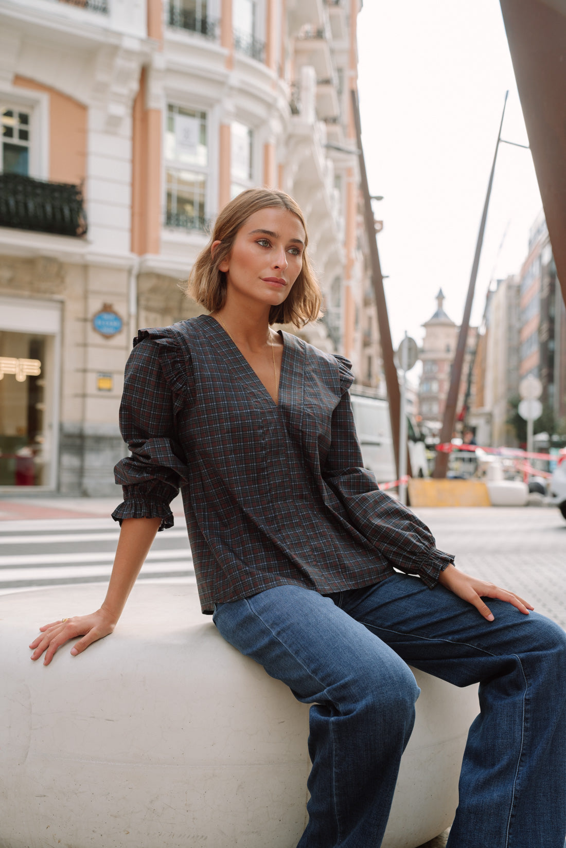 Blusa SCARLETT choco