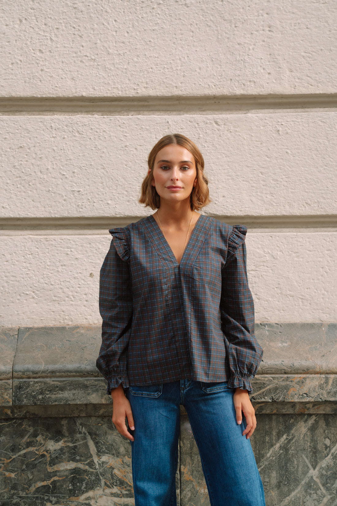 Blusa SCARLETT choco