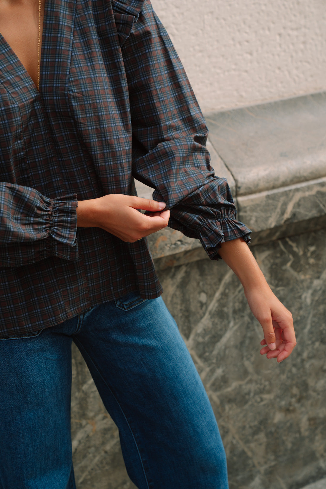 Blusa SCARLETT choco