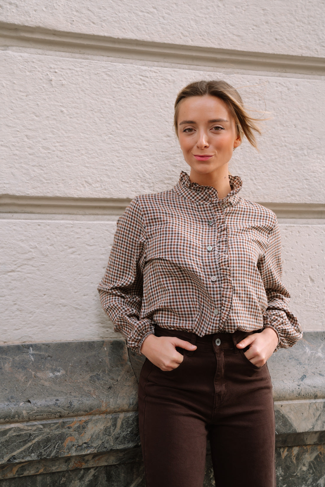 Blusa GIGHY marrones