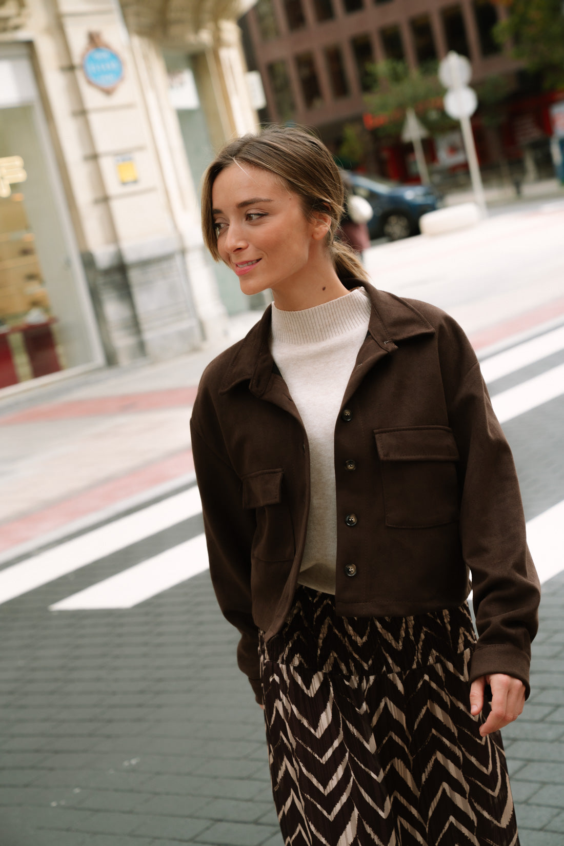 Chaqueta corta LYNNA 2 bolsillos