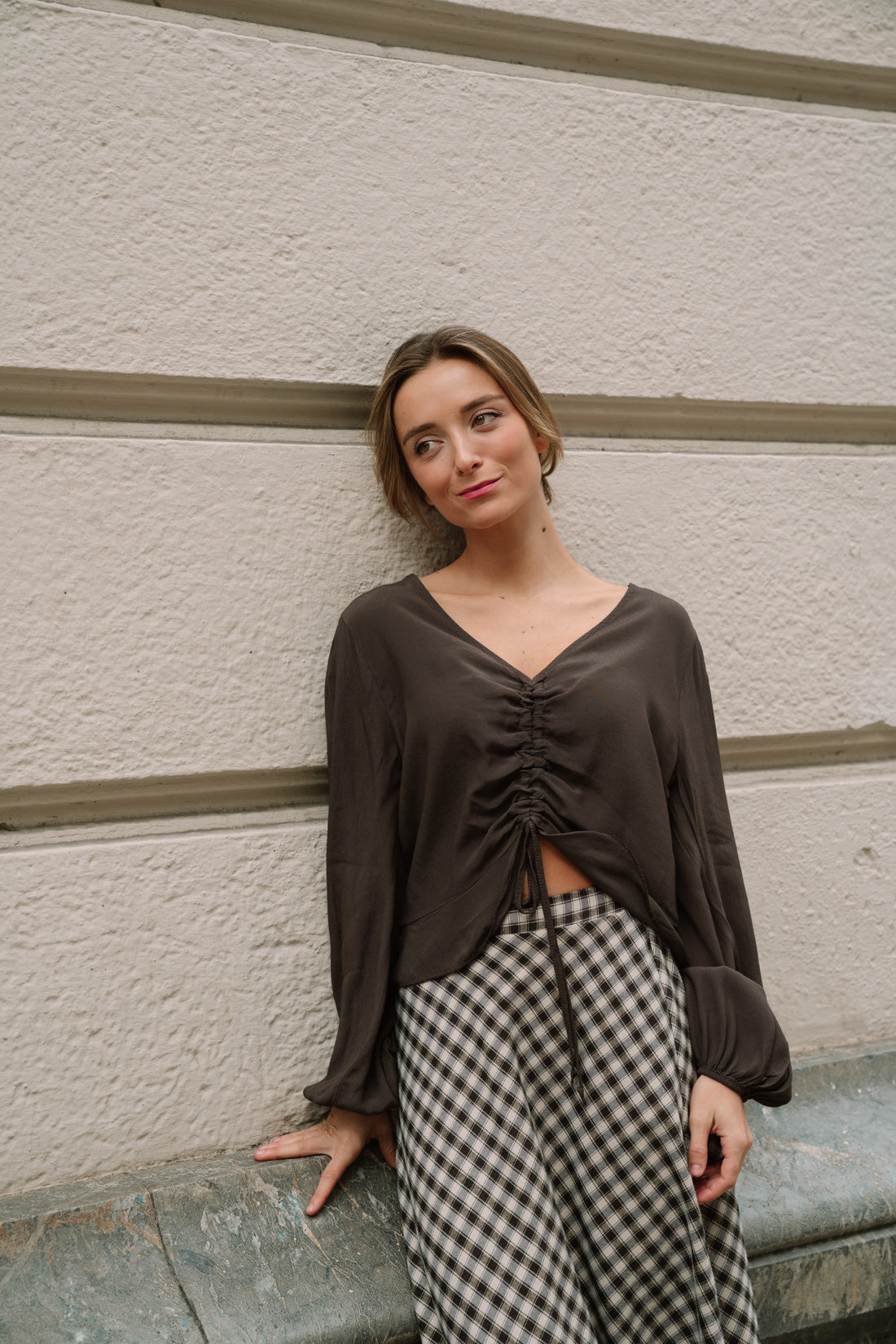 Blusa NATI choco