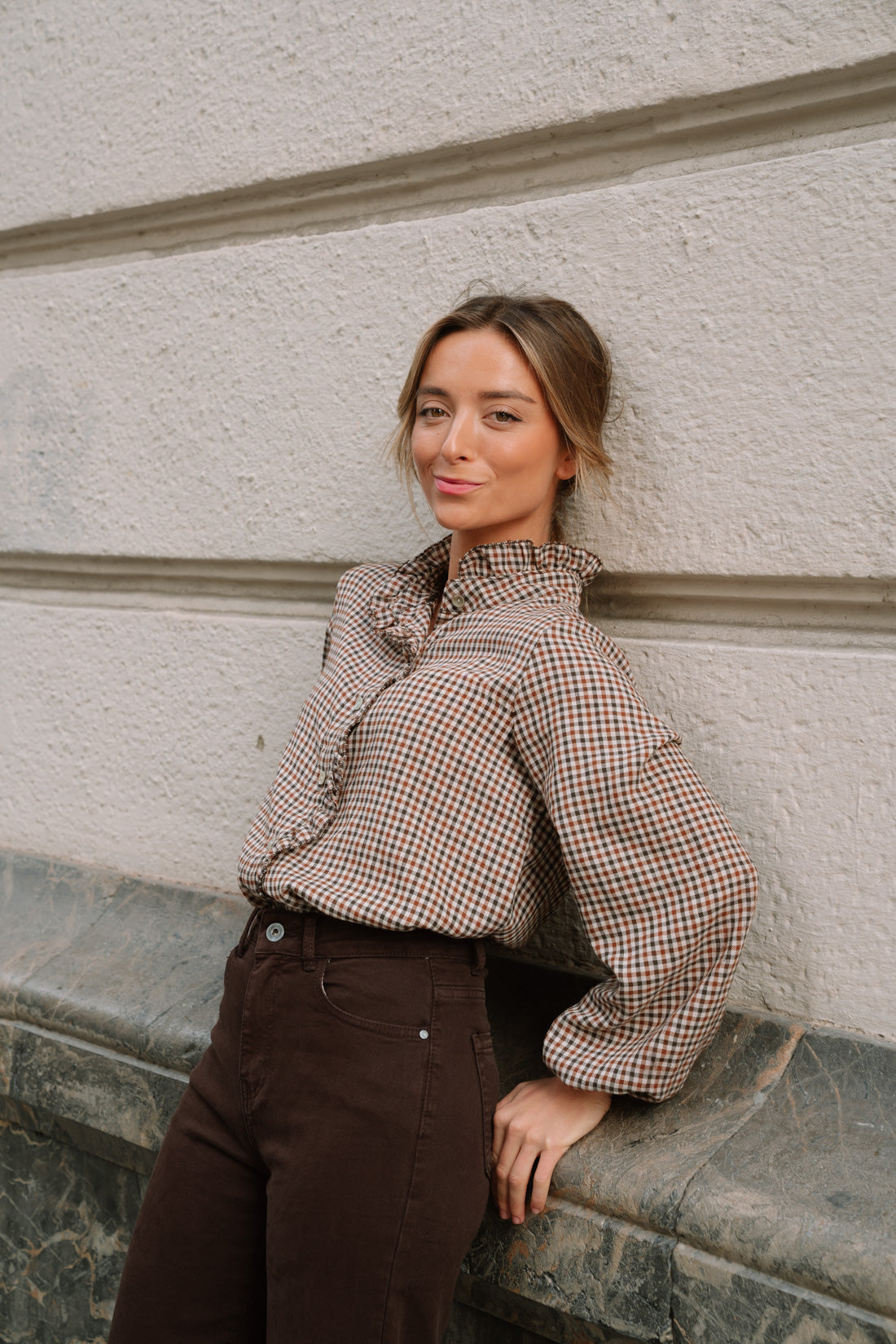 Blusa GIGHY marrones