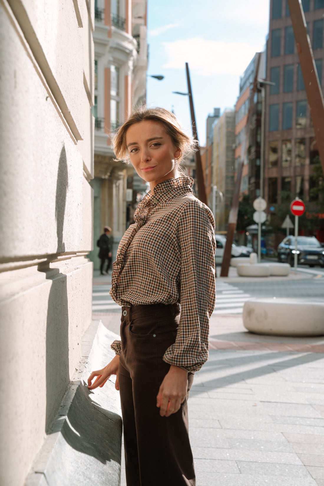 Blusa GIGHY marrones