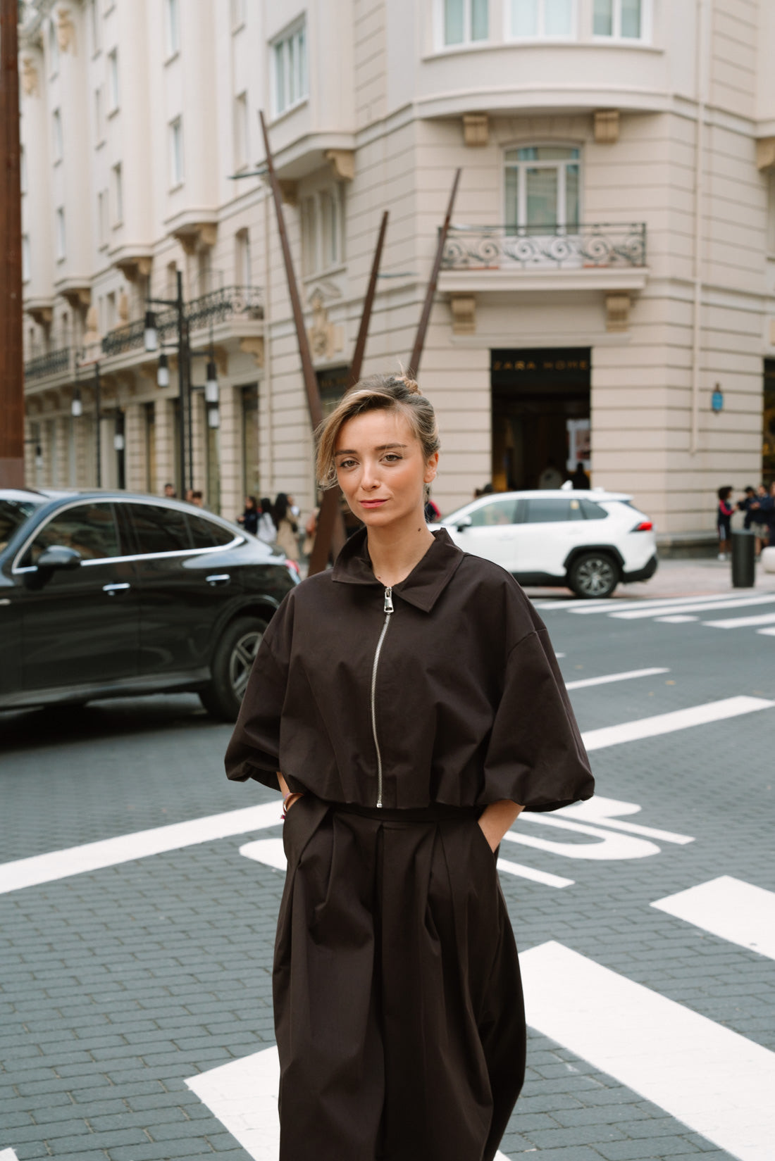 Chaqueta VOGH corta choco