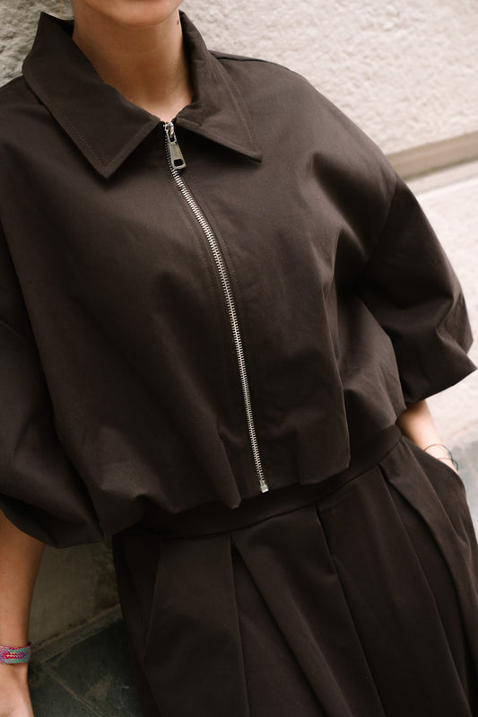 Chaqueta VOGH corta choco