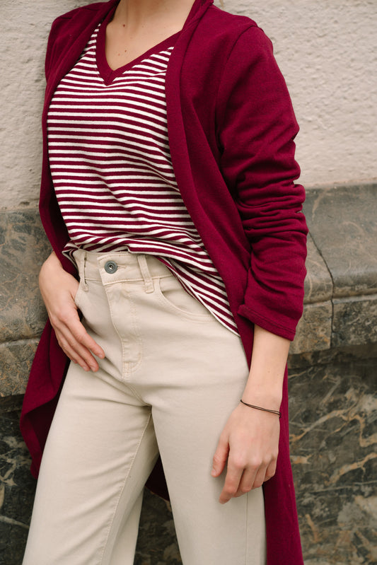 Chaqueta AMY burdeos