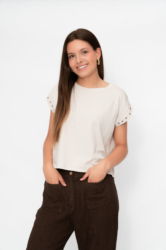 Camiseta STARS beige