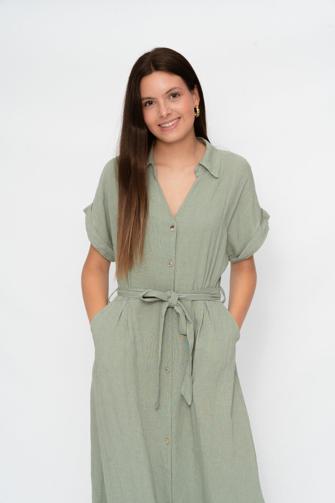 Vestido VESSER kaki