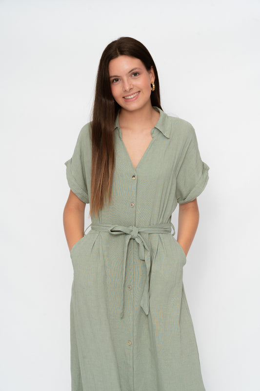 Vestido VESSER kaki