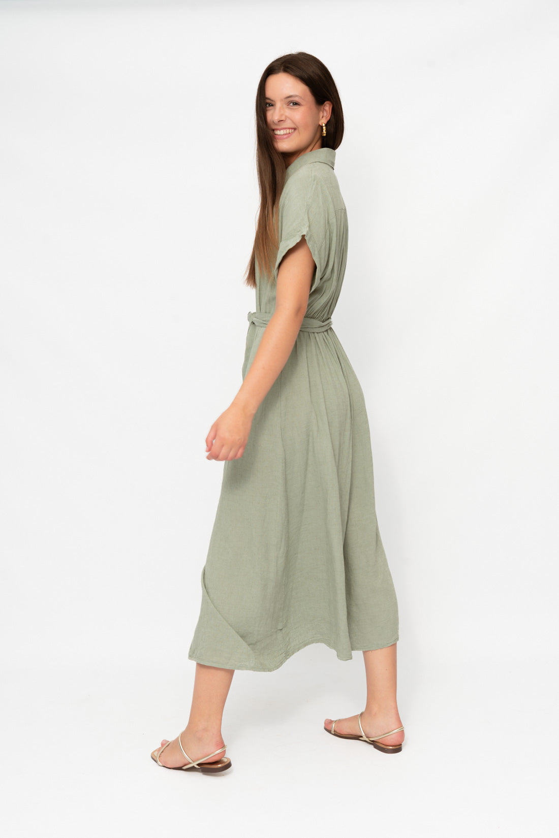Vestido VESSER kaki