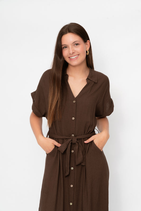 Vestido VESSER choco