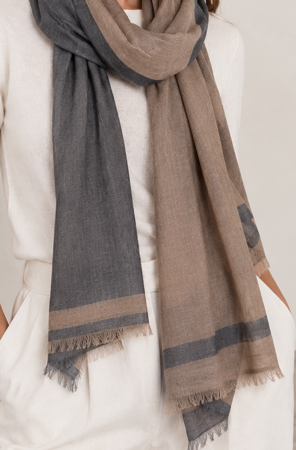 Foulard ASW 85F marrón