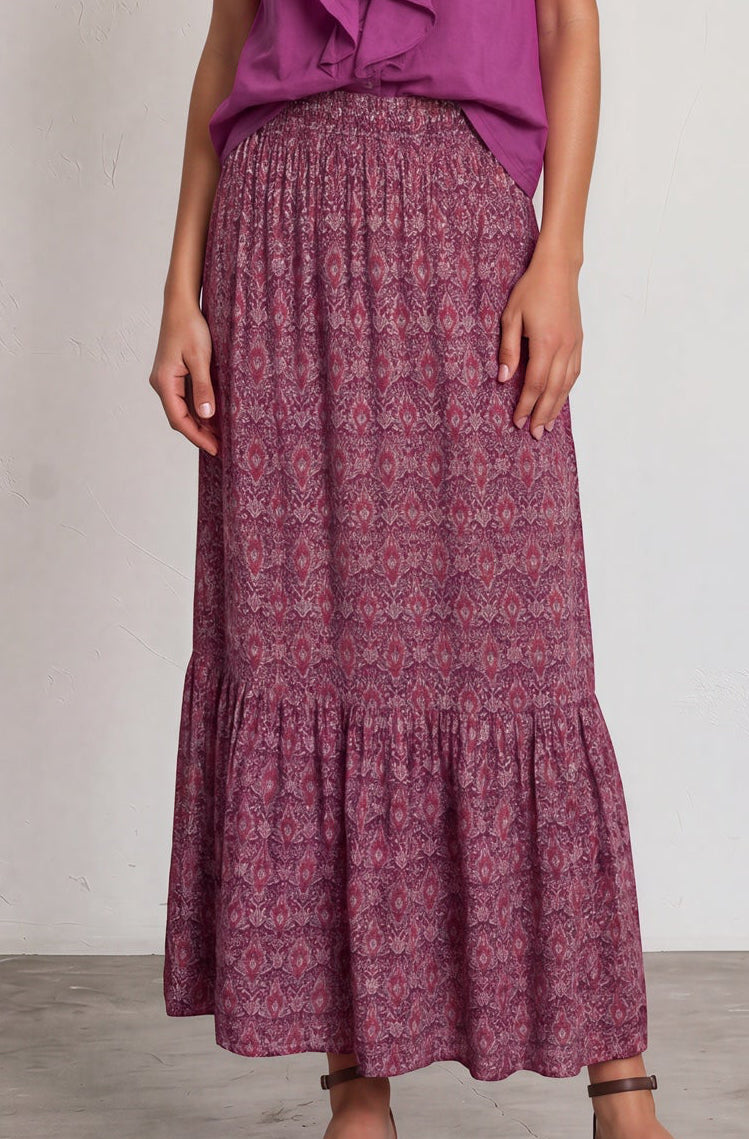 Falda VOILÉ fucsia