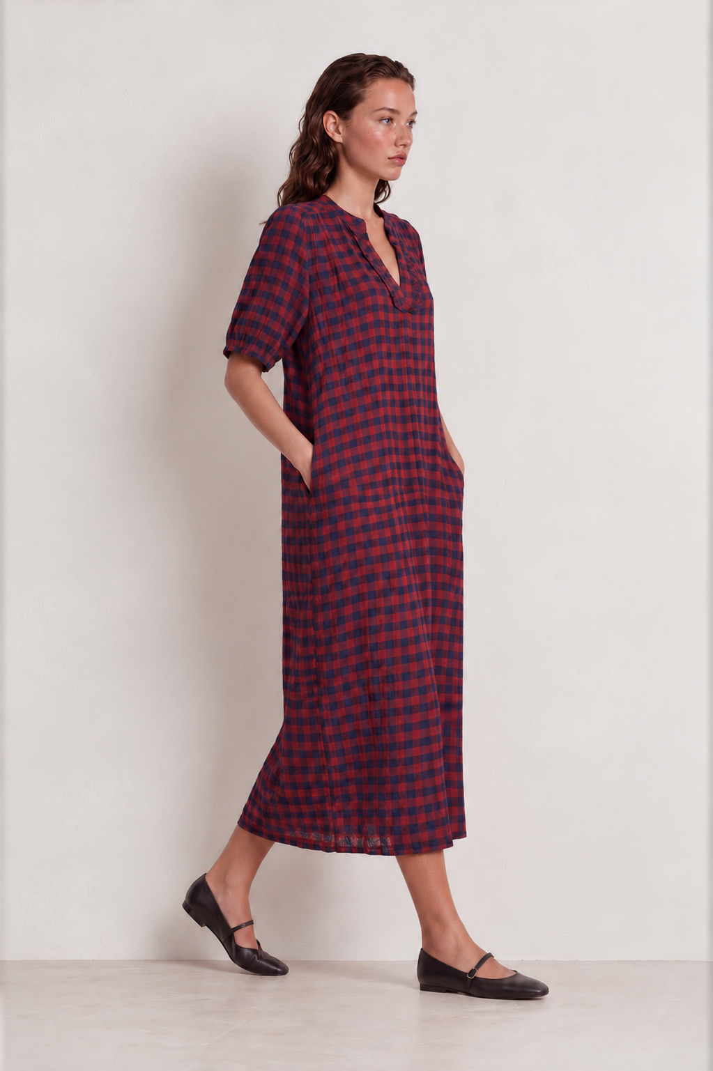 Vestido ZARETT burdeos