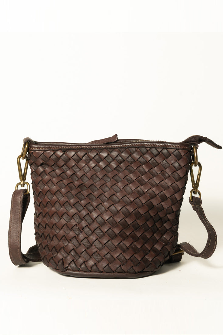 BOLSO PIEL BASKY chocolate