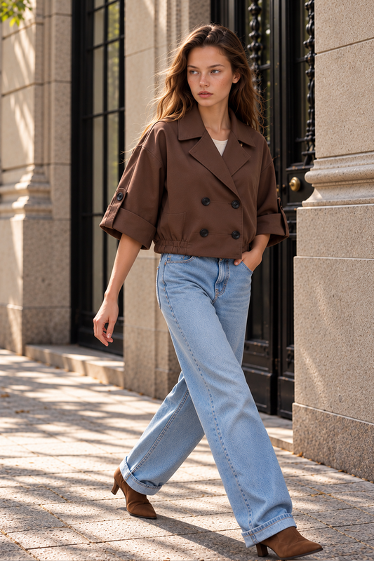 Gabardina  GABINA choco