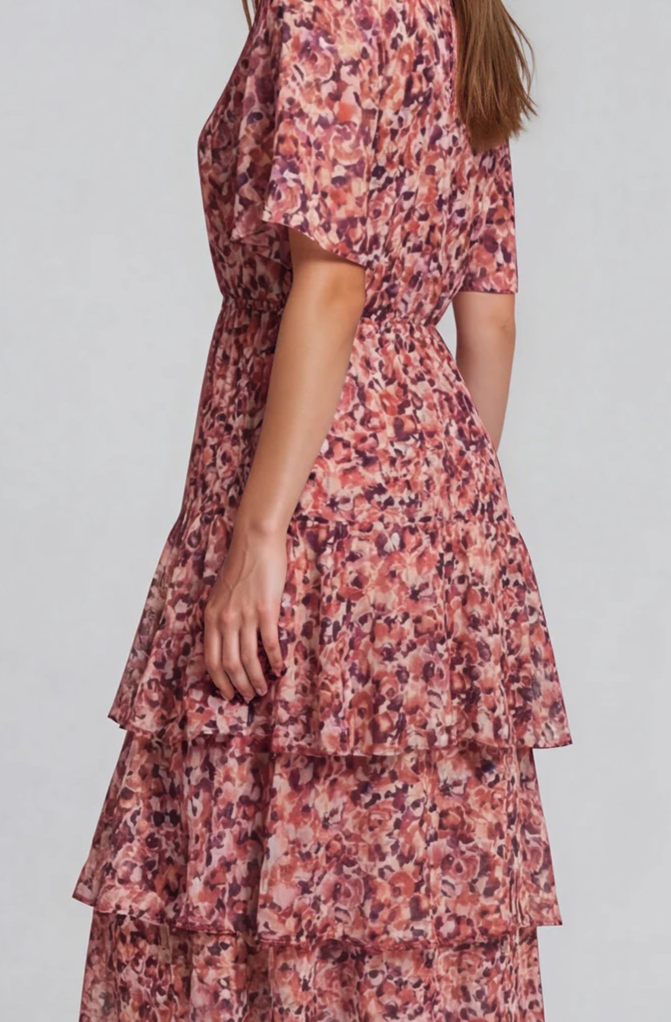 Vestido FLOWY teja