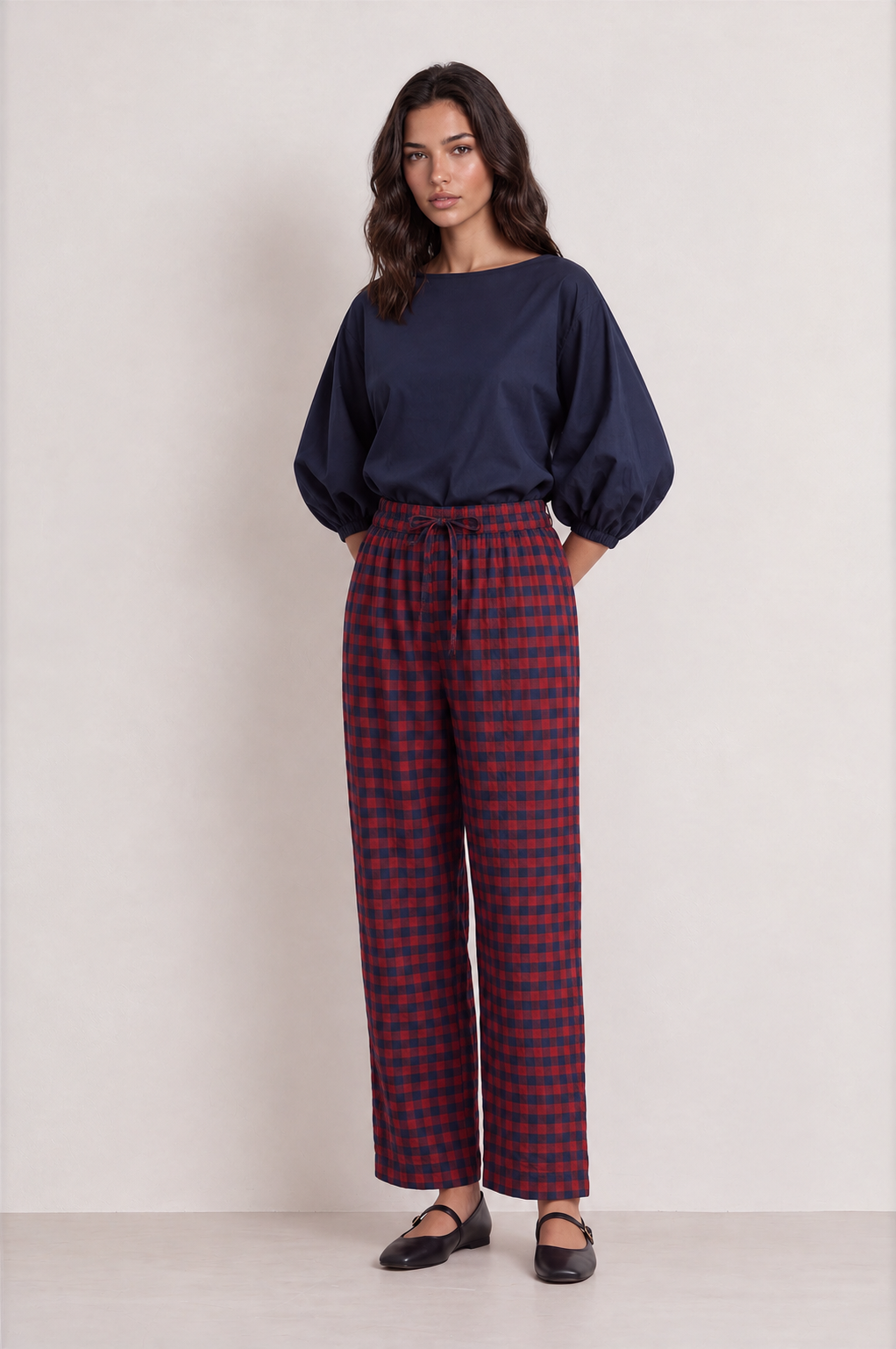 Pantalon ZARETT cuadros