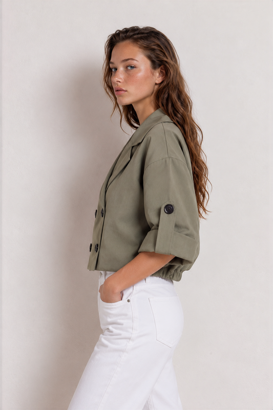 Gabardina GABINA kaki
