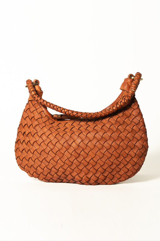 BOLSO PIEL GRETT Cognac