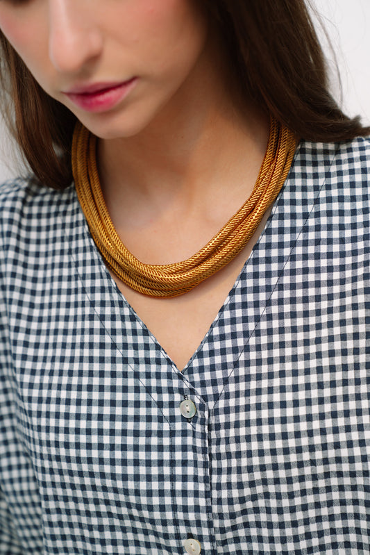 Collar ETNIK mostaza