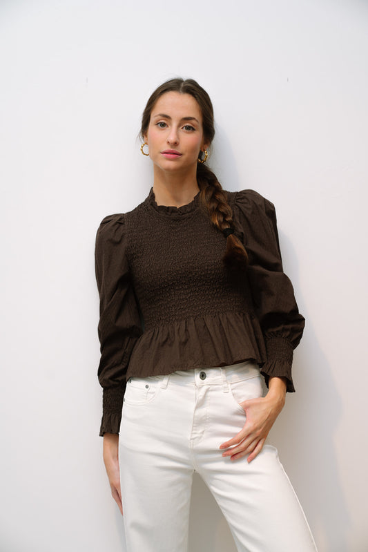 Blusa PLUMM choco