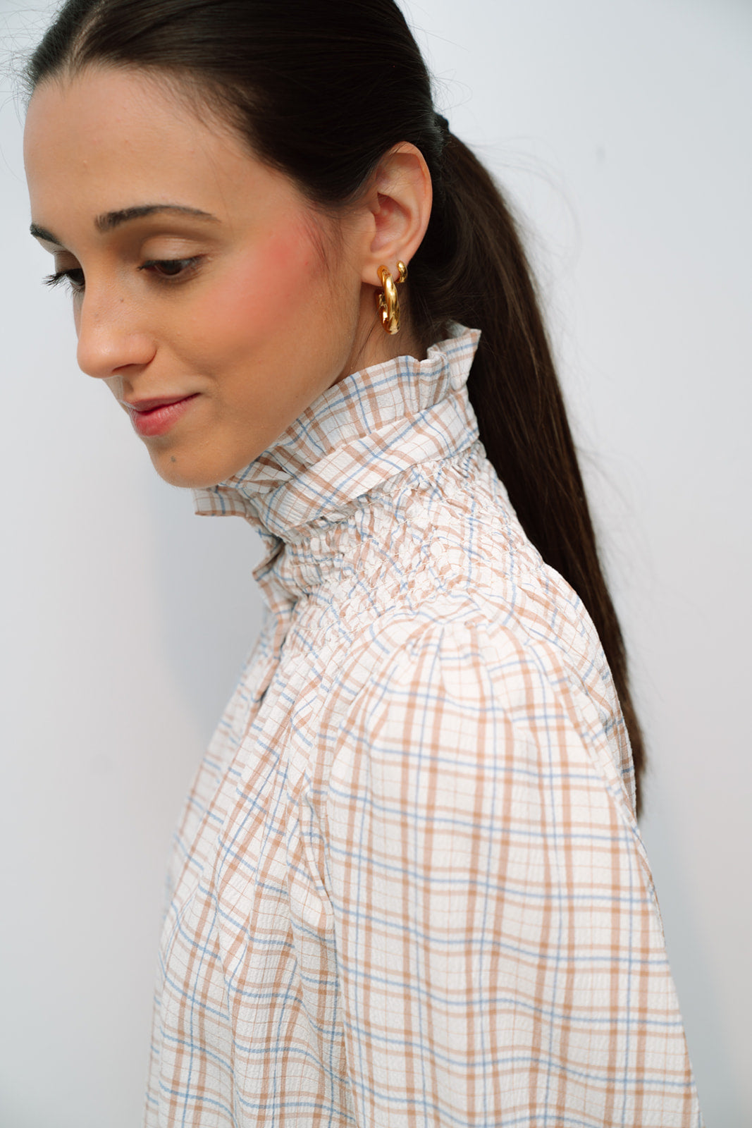 Blusa KHUINA cuadros
